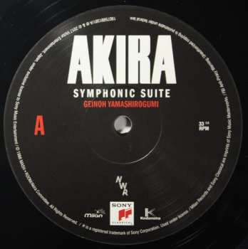 2LP Geinoh Yamashirogumi: Akira Symphonic Suite