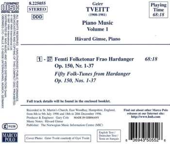 CD Håvard Gimse: Geirr Tveitt Piano Music Volume 1