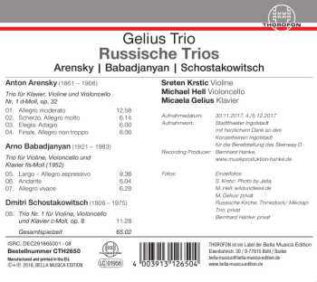 CD Gelius Trio: Russische Trios