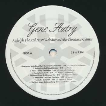 LP Gene Autry: Rudolph the Red Nosed Reindeer and Other Christmas Classics