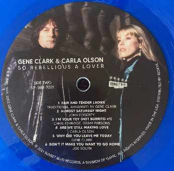LP/SP Gene Clark: So Rebellious A Lover LTD | CLR