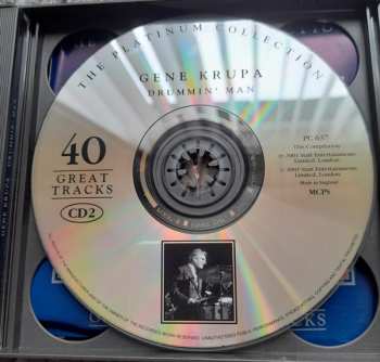 2CD Gene Krupa: The Platinum Collection Gene Krupa Drummin' Man Great 40 Tracks