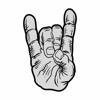 Merch Generic Patches: Felvarró Devil Horns 