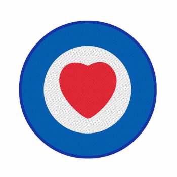 Merch Generic Patches: Felvarró Heart Target 