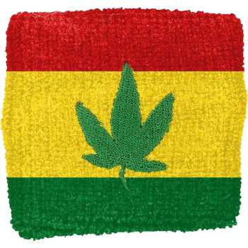 Merch Generic Patches: Wristband Rasta Leaf