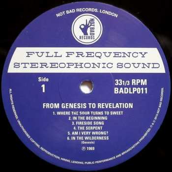 3LP/3SP Genesis: From Genesis To Revelation
