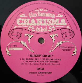 LP Genesis: Nursery Cryme