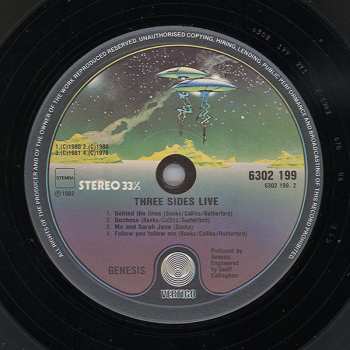 2LP Genesis: Three Sides Live