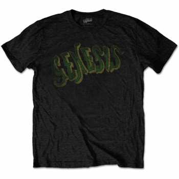 Merch Genesis: Póló Vintage Logo Genesis - Green 