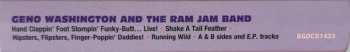 3CD Geno Washington & The Ram Jam Band: Four Albums Plus A + B Sides And E.P. Tracks On Three Discs