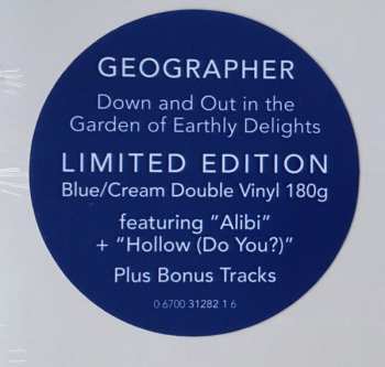 2LP Geographer: Down And Out In The Garden Of Earthly Delights CLR | LTD