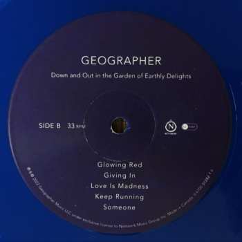 2LP Geographer: Down And Out In The Garden Of Earthly Delights CLR | LTD