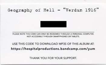 CD Geography Of Hell: Verdun 1916 DLX