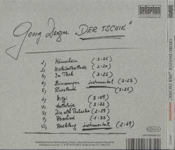 CD Georg Danzer: Der Tschik