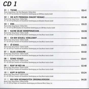 3CD Georg Danzer: Wann I So Z'ruckschau - Die Ultimative Liedersammlung