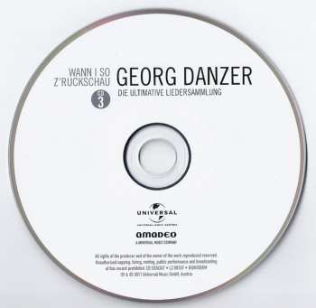 3CD Georg Danzer: Wann I So Z'ruckschau - Die Ultimative Liedersammlung