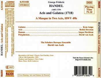 CD Georg Friedrich Händel: Acis And Galatea (A Masque In Two Acts)