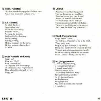 CD Georg Friedrich Händel: Acis And Galatea (A Masque In Two Acts)