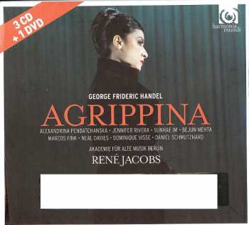 3CD/DVD/Dobozkészlet Georg Friedrich Händel: Agrippina
