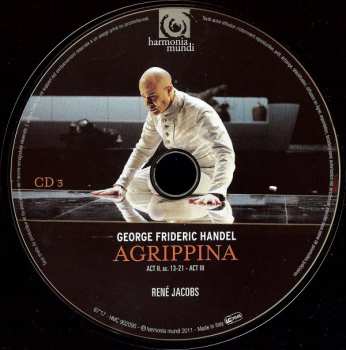 3CD/DVD/Dobozkészlet Georg Friedrich Händel: Agrippina