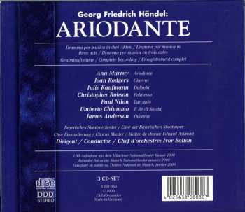 3CD/Dobozkészlet Georg Friedrich Händel: Ariodante