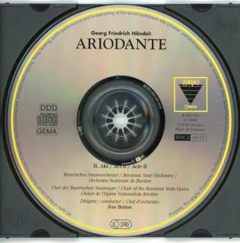 3CD/Dobozkészlet Georg Friedrich Händel: Ariodante