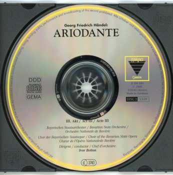 3CD/Dobozkészlet Georg Friedrich Händel: Ariodante