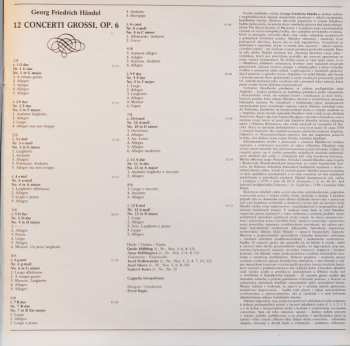 4LP/Dobozkészlet Georg Friedrich Händel: 12 Concerti Grossi, Op.6