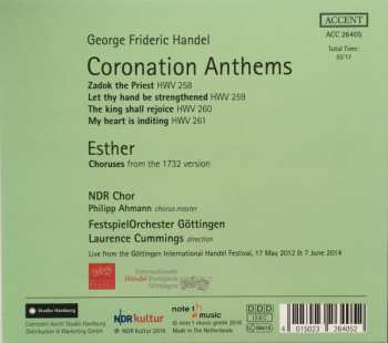 CD Georg Friedrich Händel: Coronation Anthems