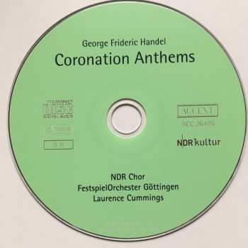 CD Georg Friedrich Händel: Coronation Anthems