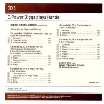 4CD/Dobozkészlet The Royal Philharmonic Orchestra: E. Power Biggs Plays Handel - The 16 Organ Concertos And More