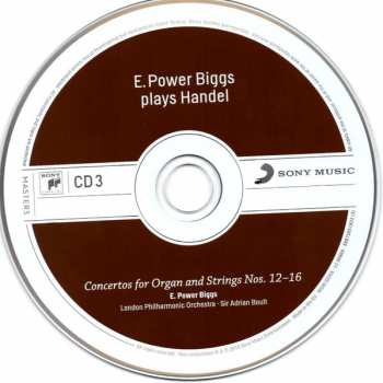 4CD/Dobozkészlet The Royal Philharmonic Orchestra: E. Power Biggs Plays Handel - The 16 Organ Concertos And More