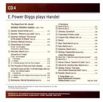 4CD/Dobozkészlet The Royal Philharmonic Orchestra: E. Power Biggs Plays Handel - The 16 Organ Concertos And More