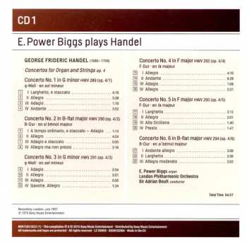 4CD/Dobozkészlet The Royal Philharmonic Orchestra: E. Power Biggs Plays Handel - The 16 Organ Concertos And More