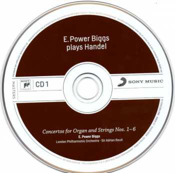 4CD/Dobozkészlet The Royal Philharmonic Orchestra: E. Power Biggs Plays Handel - The 16 Organ Concertos And More