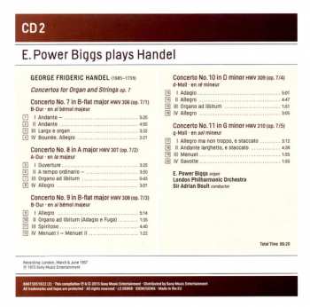 4CD/Dobozkészlet The Royal Philharmonic Orchestra: E. Power Biggs Plays Handel - The 16 Organ Concertos And More