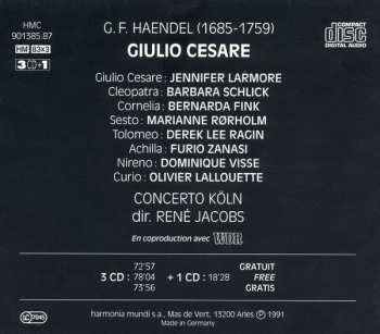 4CD/Dobozkészlet Georg Friedrich Händel: Giulio Cesare