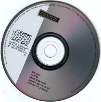 CD Georg Friedrich Händel: Händel: Arias With Harp - Rachel Ann Morgan