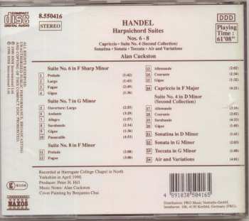 CD Georg Friedrich Händel: Harpsichord Suites Nos. 6-8