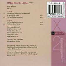 2CD Georg Friedrich Händel: Israel In Egypt