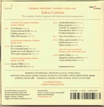 7CD/Dobozkészlet Georg Friedrich Händel: Italian Cantatas LTD