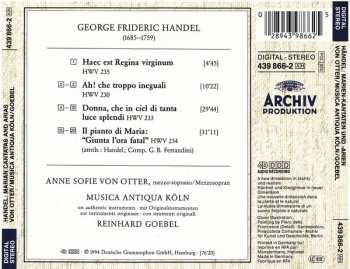 CD Anne Sofie Von Otter: Marian Cantatas & Arias