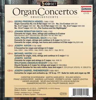 5CD/Dobozkészlet Johann Sebastian Bach: Organ Concertos