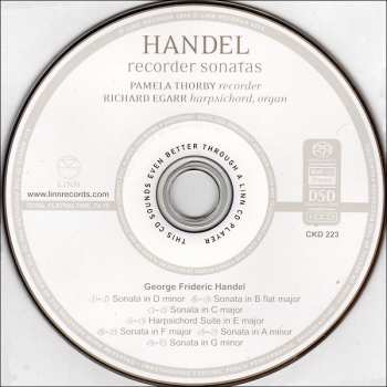 SACD Georg Friedrich Händel: Recorder Sonatas