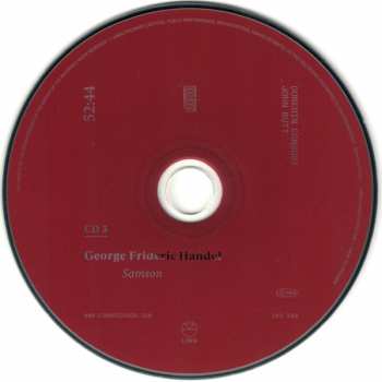 3CD/Dobozkészlet Georg Friedrich Händel: Samson