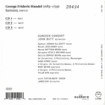 3CD/Dobozkészlet Georg Friedrich Händel: Samson