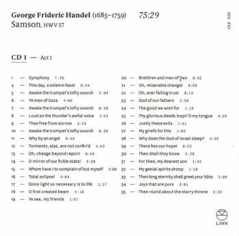 3CD/Dobozkészlet Georg Friedrich Händel: Samson