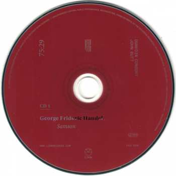 3CD/Dobozkészlet Georg Friedrich Händel: Samson