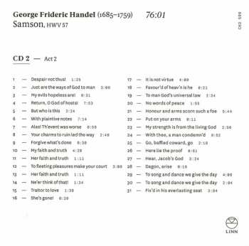 3CD/Dobozkészlet Georg Friedrich Händel: Samson