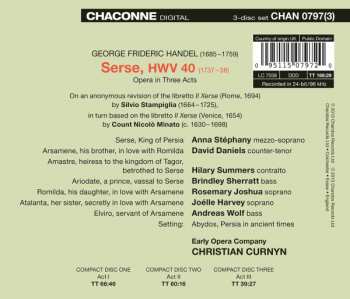 3CD/Dobozkészlet Georg Friedrich Händel: Serse